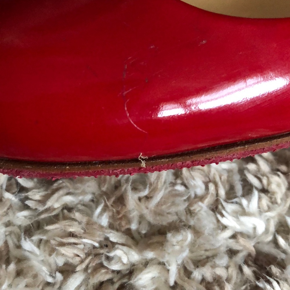 Red Sling Back Christian Louboutin Heels - Picture 8 of 8